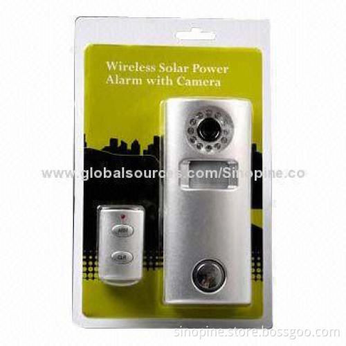 GSM SMS Solar Home Alarm System with 8pcs Door Alarm and Video Recorder